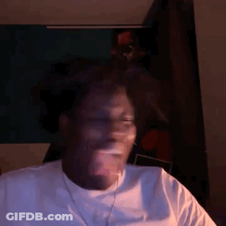 Man In White Shirt Making Funny Open Mouth GIF