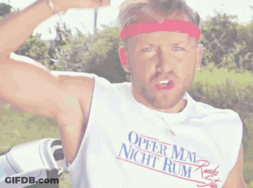 Man In White Shirt Ophthalmic Night Run GIF