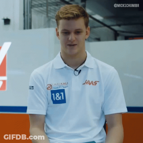 Man In White Shirt Saying 1 & 1 GIF