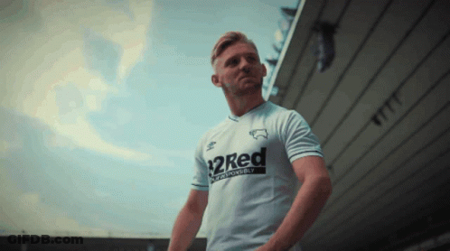 Man In White Shirt Saying 2Red GIF