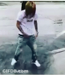 Man In White Shirt Saying Dead GIF