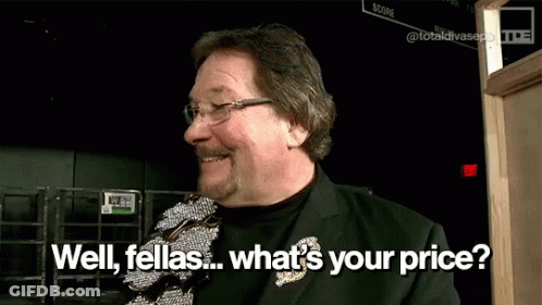 Man In White Shirt Saying Dollar Dollar Bills Y'all GIF