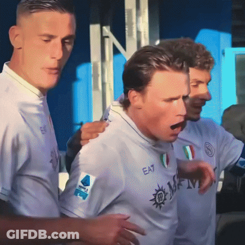 Man In White Shirt Saying Eat GIF