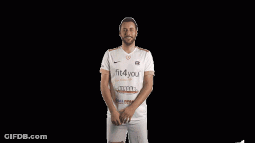 Man In White Shirt Saying Fit4You GIF