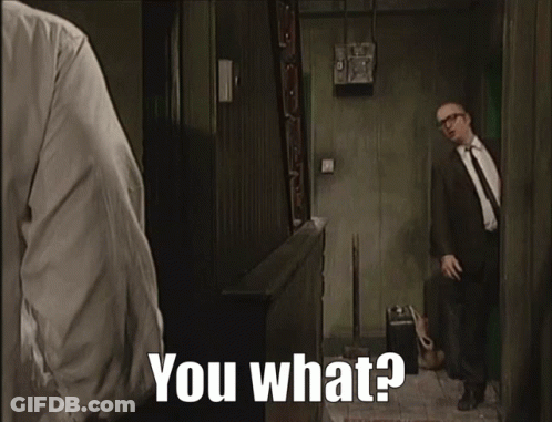 Man In White Shirt Saying Hello Mr Gasman GIF