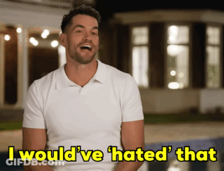 Man In White Shirt Saying I Would've Hated That GIF