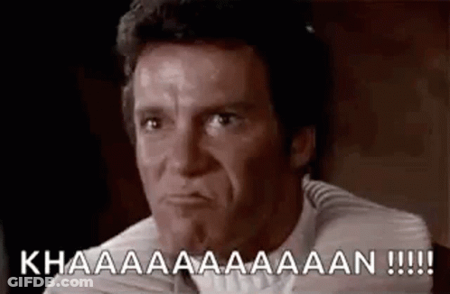 Man In White Shirt Saying Khaaa GIF