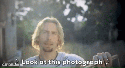 Man In White Shirt Saying Look At This Photograph GIF