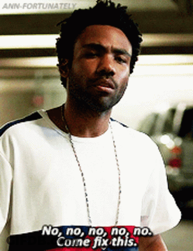 Man In White Shirt Saying No No No No No GIF