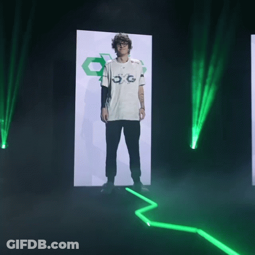 Man In White Shirt Saying Ox GIF