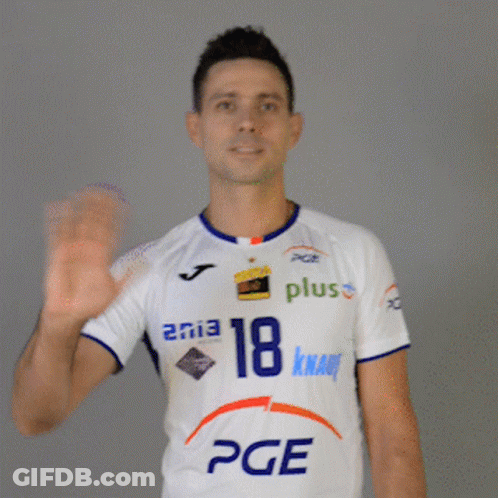 Man In White Shirt Saying PGE GIF
