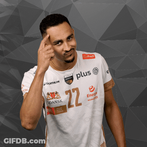 Man In White Shirt Saying Plus GIF