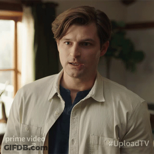 Man In White Shirt Saying Prime Video GIF