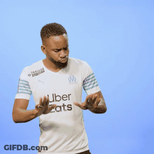 Man In White Shirt Saying Uber Eats GIF