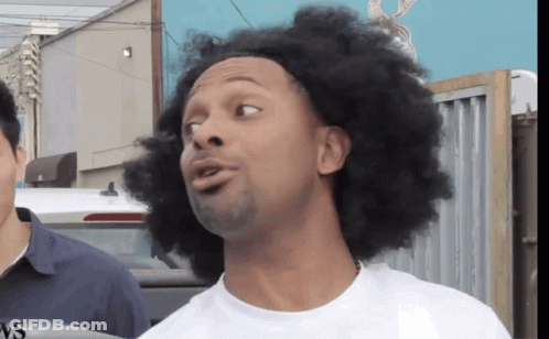 Man In White Shirt Saying VS GIF