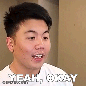 Man In White Shirt Saying Yeah Okay GIF