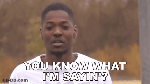 Man In White Shirt Saying You Know What I'm Saying GIF