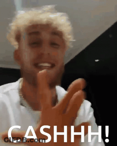 Man In White Shirt Says Cashhh GIF