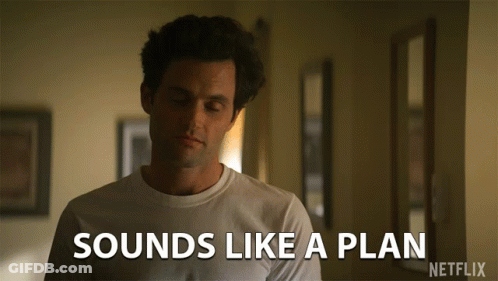 Man In White Shirt Says Sounds Like A Plan Netflix Ad GIF