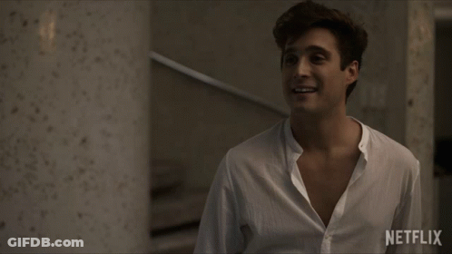 Man In White Shirt Smiling Netflix GIF