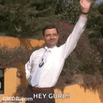 Man In White Shirt Waving Hey Gurl GIF