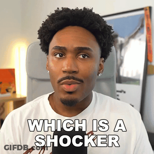 Man In White Shirt Which Is A Shocker GIF
