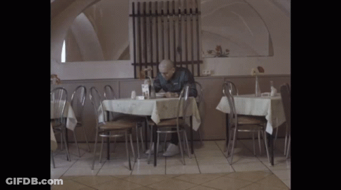 Man In White Shirt With Allegedly On Shirt GIF