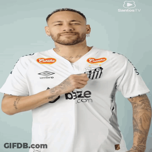 Man In White Shirt With Cansao Sticker GIF
