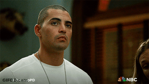 Man In White Shirt With #Chicagopd GIF