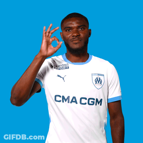 Man In White Shirt With CMA CGM GIF
