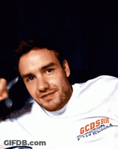 Man In White Shirt With GCDS GIF