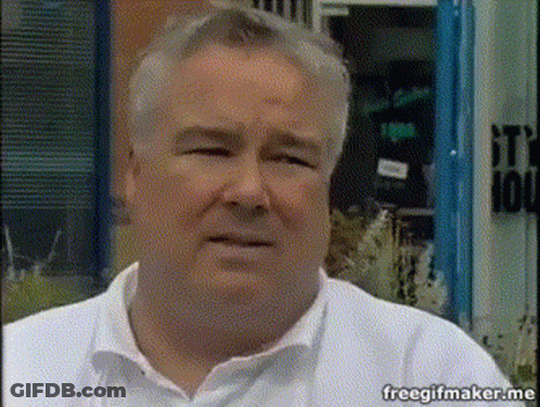 Man In White Shirt With It's 100 Sign GIF