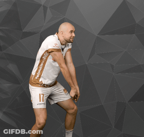 Man In White Shirt With Number 17 GIF