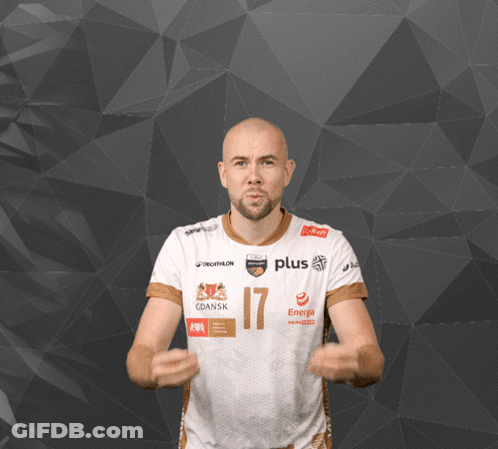 Man In White Shirt With Number 17 GIF