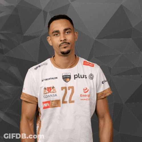 Man In White Shirt With Number 22 GIF