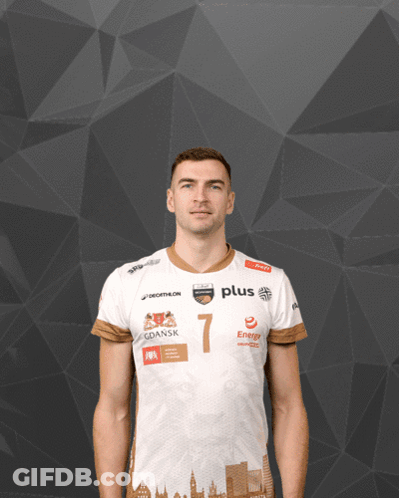 Man In White Shirt With Number 7 GIF