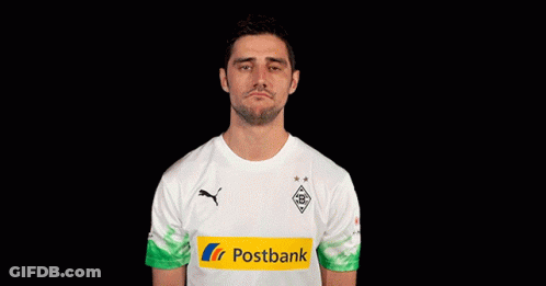 Man In White Shirt With Postbank Logo GIF