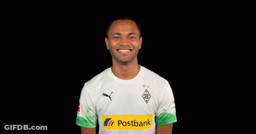 Man In White Shirt With Postbank Logo GIF