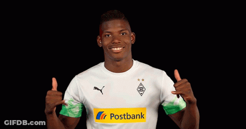 Man In White Shirt With Postbank Logo GIF