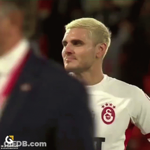 Man In White Shirt With Red G GIF