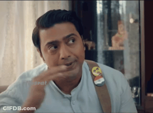 Man In White Shirt With Srat Badge GIF