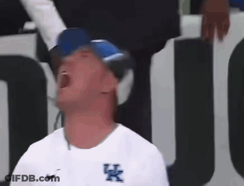 Man In White Shirt With UK Logo GIF