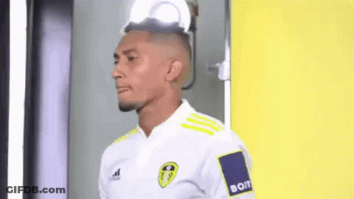 Man In White Shirt With Yellow Stripe GIF