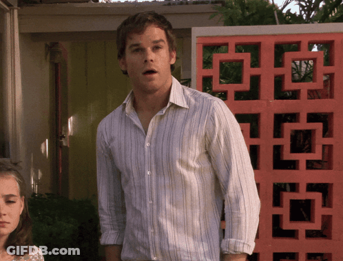 Man In White Striped Shirt GIF