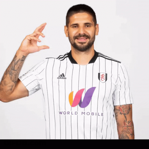 Man In White Striped Shirt With Adidas GIF