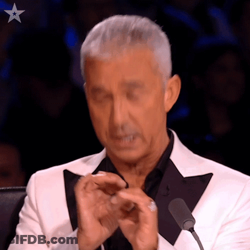 Man In White Suit And Black Tuxedo Clapping GIF