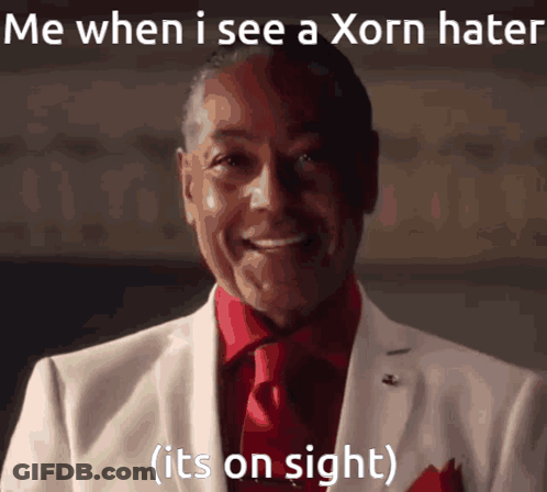 Man In White Suit And Red Tie Smiling Me When I See A Korn Hater GIF