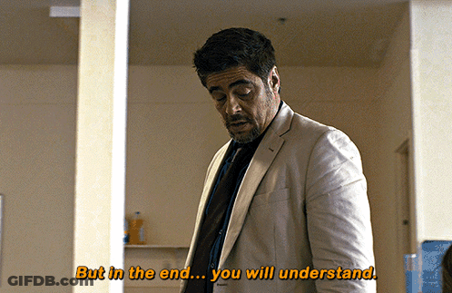 Man In White Suit Says But In The End You Will Understand GIF