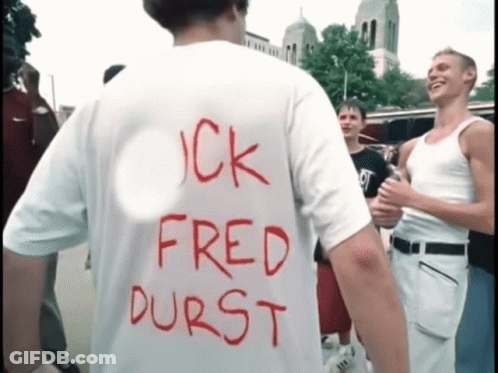 Man In White T-Shirt Saying Ick Fred Durst GIF
