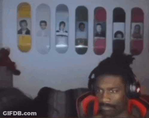 Man In White T-Shirt Taking Selfie GIF